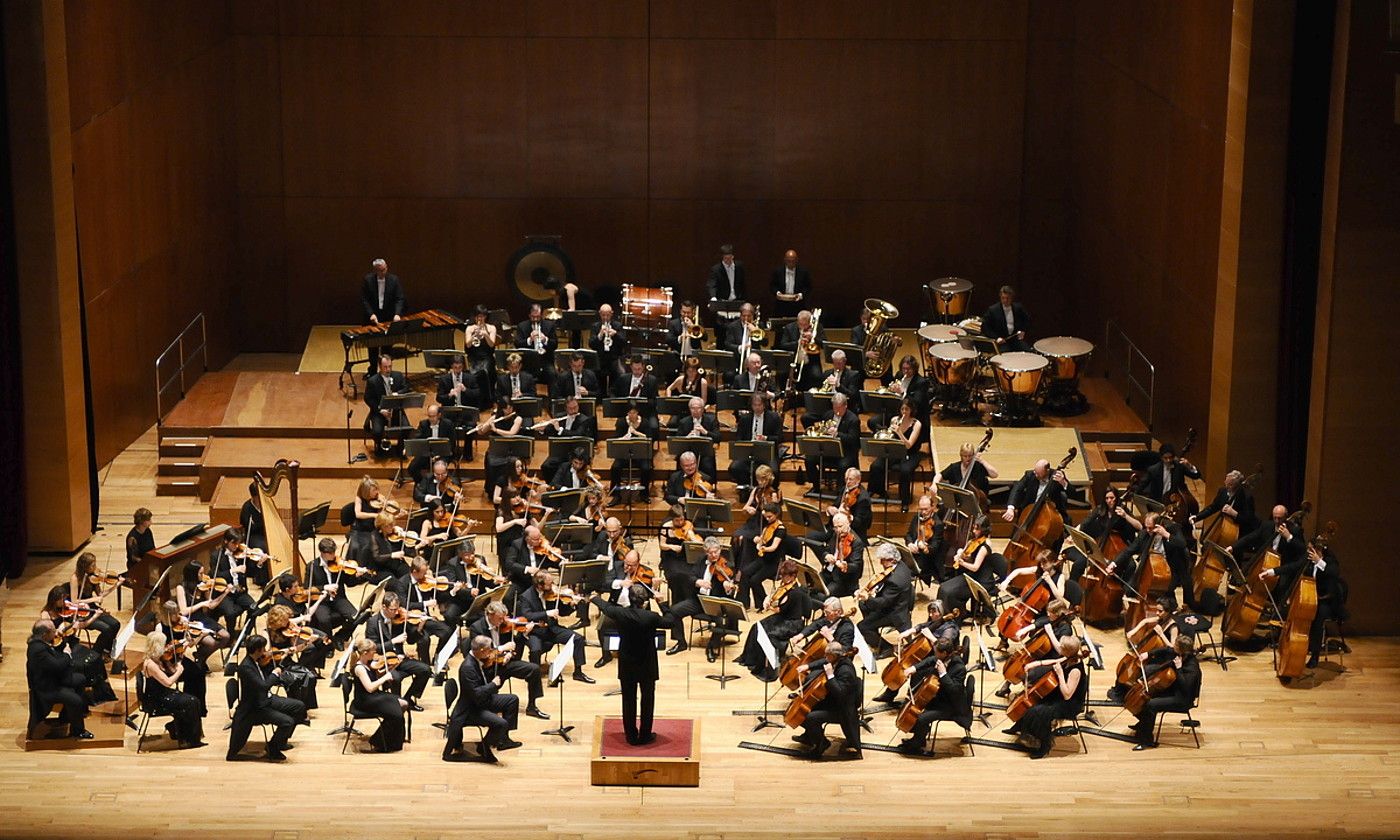 Bilboko Orkestra Sinfonikoaren irudi bat. M. HAMABOSTALDIA.