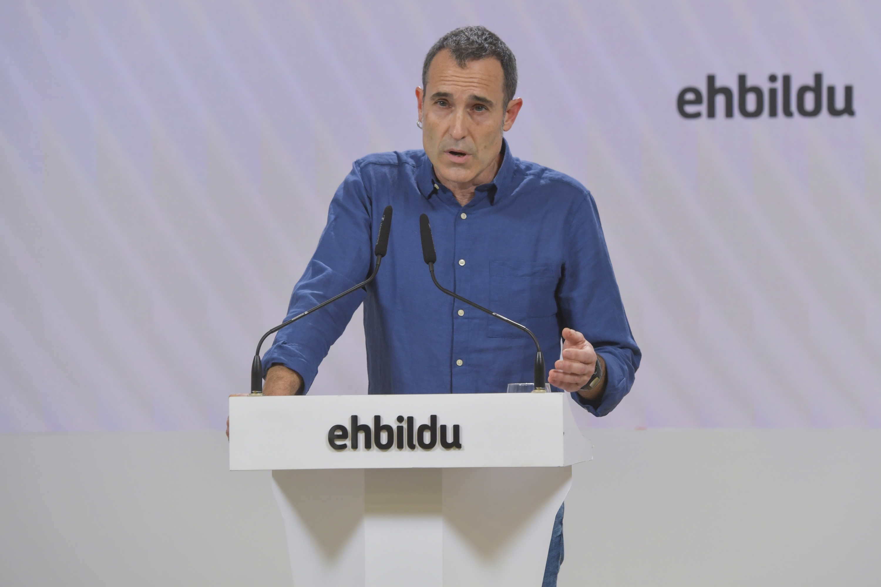 Julen Arzuaga EH Bilduren legebiltzarkidea, artxiboko argazki batean. IDOIA ZABALETA / FOKU