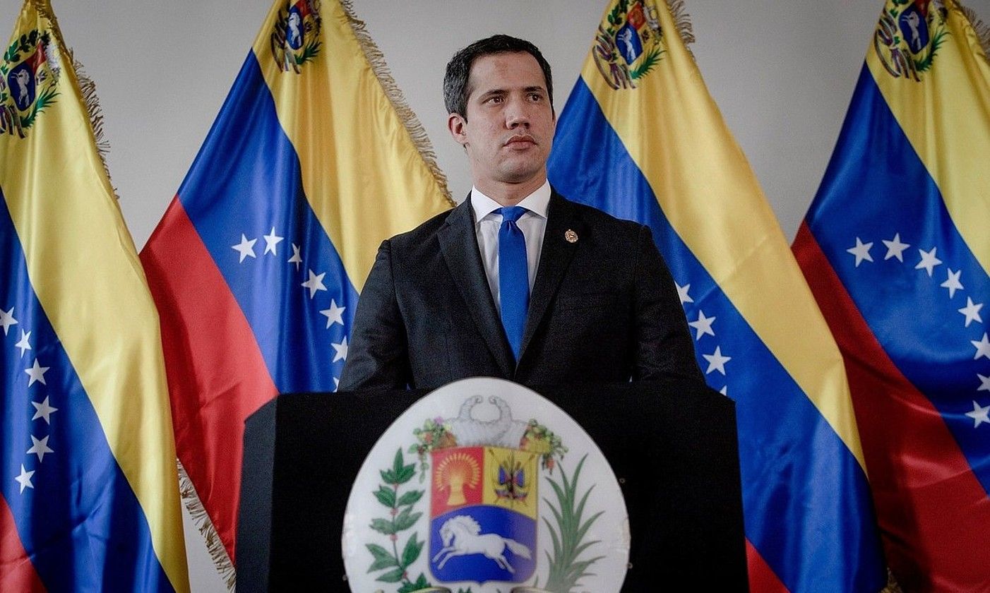 Juan Guaido Venezuelako oposizioko burua. EFE.