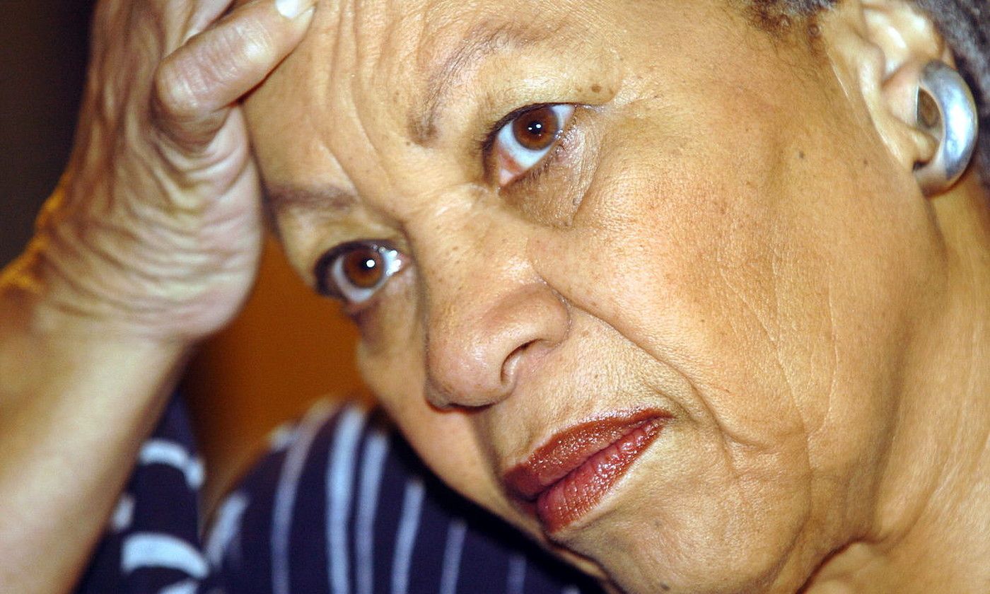 Toni Morrison idazle eta aktibista, Madrilen, 2004an. JUANJO MARTIN / EFE.