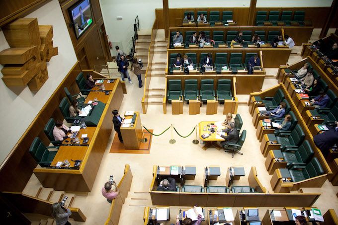 Eusko Legebiltzarreko osoko bilkura. EUSKO LEGEBILTZARRA