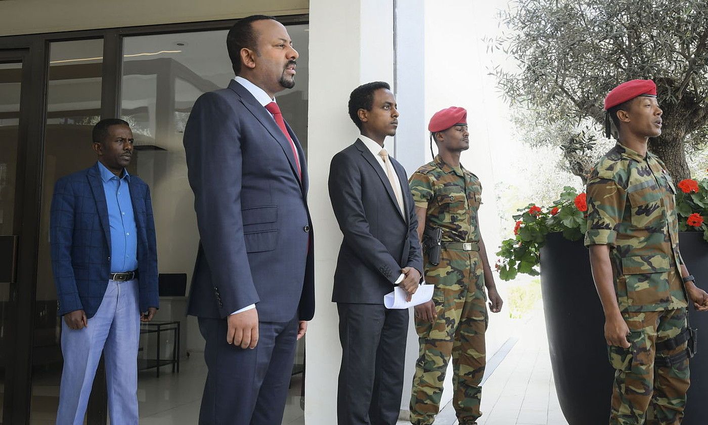 Abiy Ahmed Etiopiako lehen ministroa. STR/ EFE.