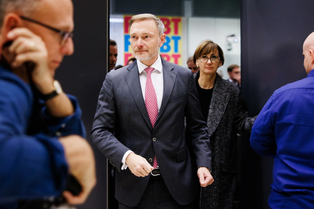 Lindner eta Stark-Watzinger, atzo. CLEMENS BILAN / EFE Lindner eta Stark-Watzinger, atzo. CLEMENS BILAN / EFE
