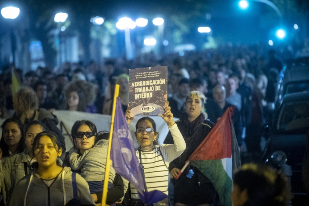 (ID_14402449) (Gorka Rubio/@FOKU) 2024-11-02, Sestao. Txirbilenea, emakume migratzaileak harrera egiten duen zentroa, kaleratzearen... (ID_14402449) (Gorka Rubio/@FOKU) 2024-11-02, Sestao. Txirbilenea, emakume migratzaileak harrera egiten duen zentroa, kaleratzearen...