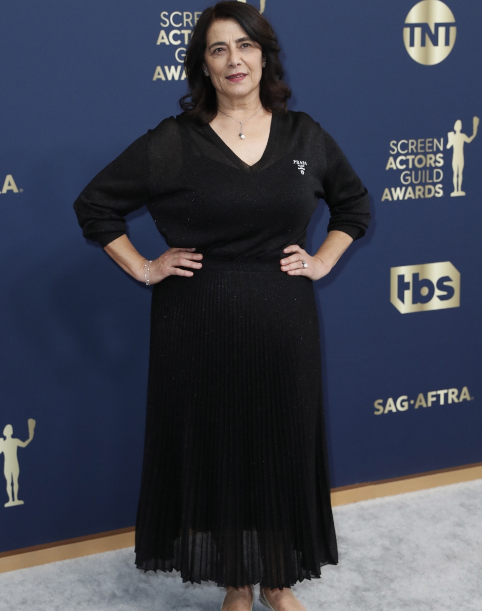Hiam Abbass aktore palestinarra, SAG AWARDS sarietan, Kalifornian. Hiam Abbass aktore palestinarra, SAG AWARDS sarietan, Kalifornian.