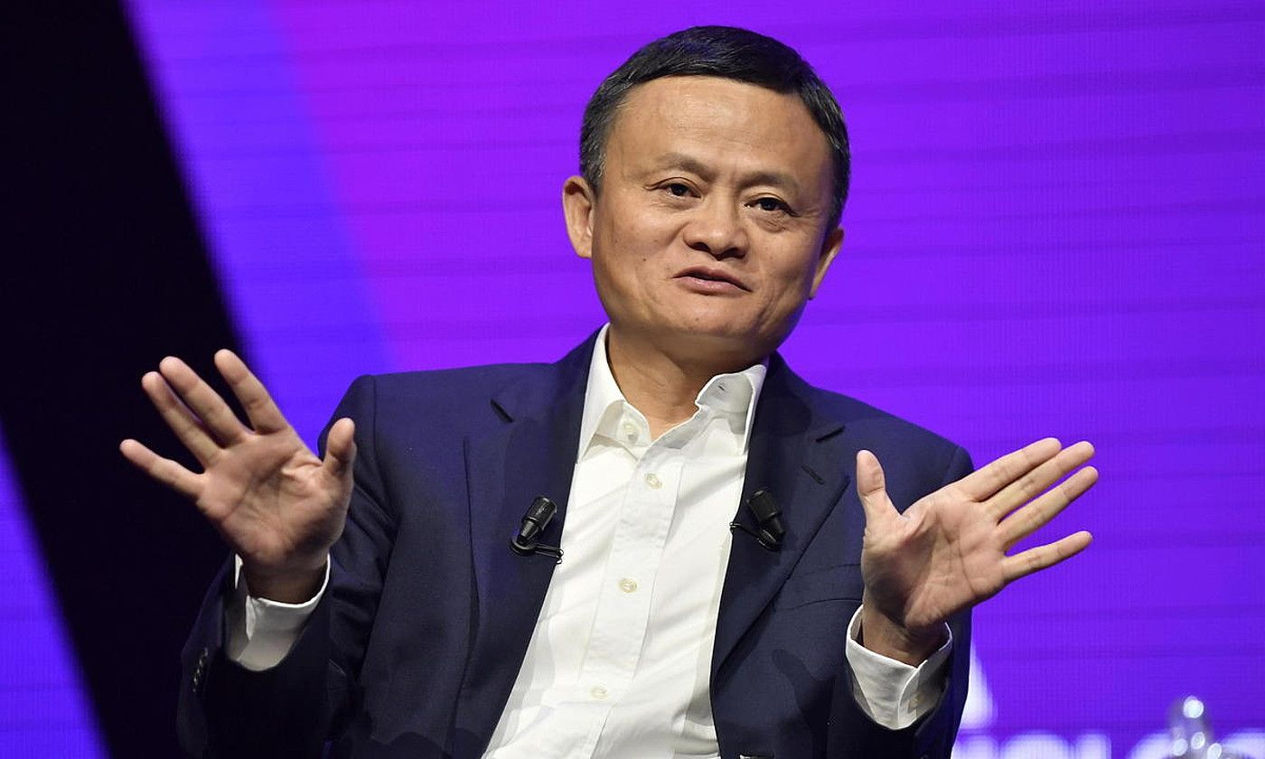 Jack Ma enpresaria, Alibabaren jabea. JULIEN DE ROSA / EFE.