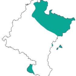 Berdez, oreinek Nafarroan hartzen dituzten eremuak. Ipar ekialdean dago animalion populazio nagusia. NAFARROAKO GOBERNUA Berdez, oreinek Nafarroan hartzen dituzten eremuak. Ipar ekialdean dago animalion populazio nagusia. NAFARROAKO GOBERNUA