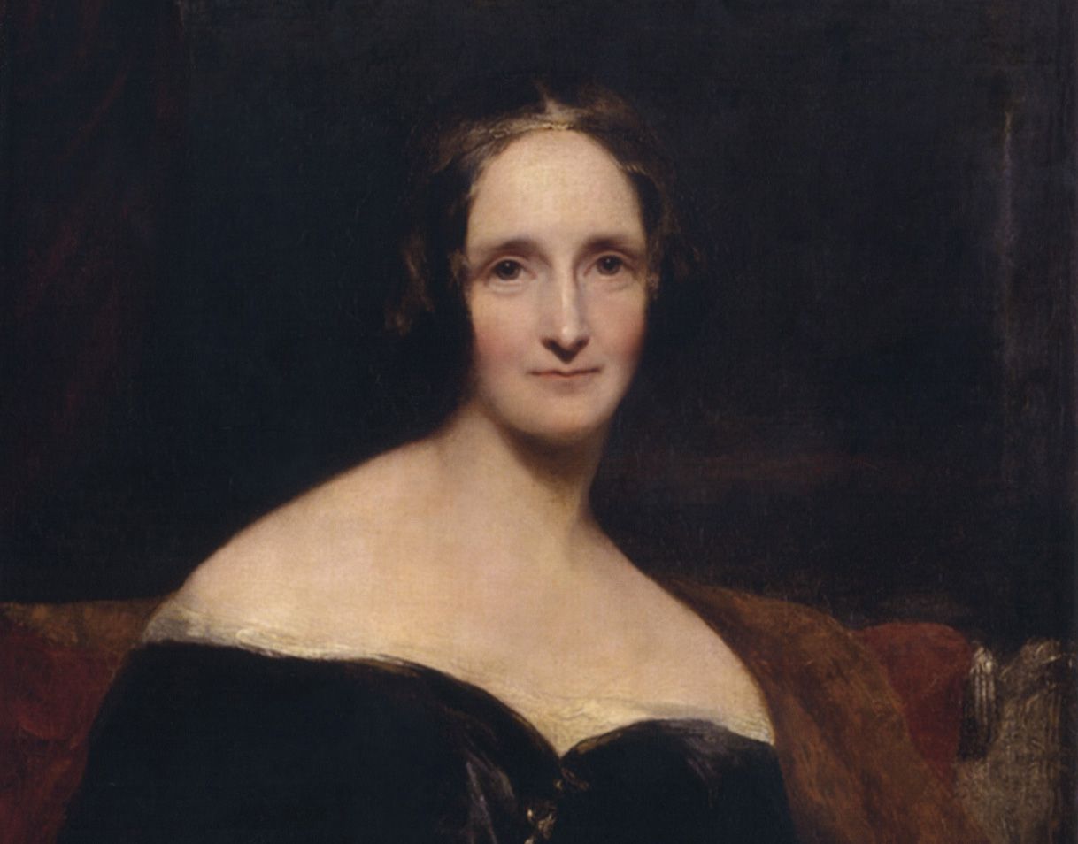Mary Shelley idazlea, John Opie artistak ondutako erretratuan. BERRIA.