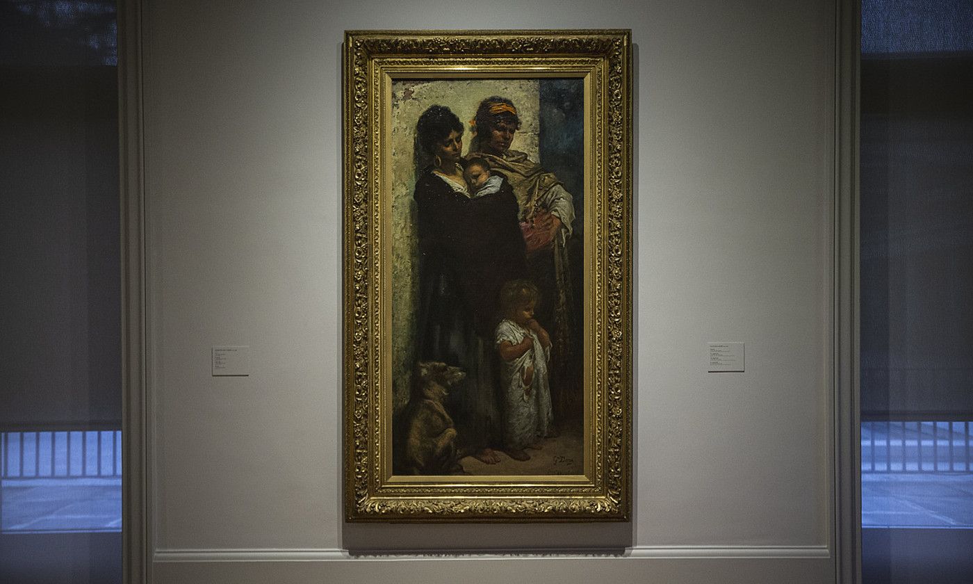 Gustave Doreren Eskaleak margolana da museoak iaz erosi zituen artelanetatik zaharrena. Ilustrazioengatik da ezaguna bereziki artista frantziarra. ARITZ LOIOLA / FOKU.