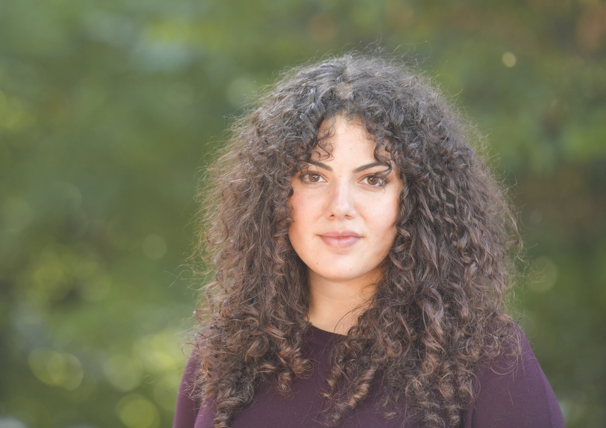 Nai Barghuti abeslari eta musikari palestinarra, 2019ko urrian, Iruñean izan zenean. IDOIA ZABALETA / FOKU