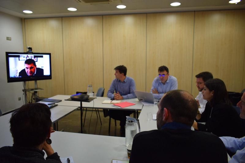 EH Bilduk eta ERCk Bartzelonan egindako bilera. EH BILDU.