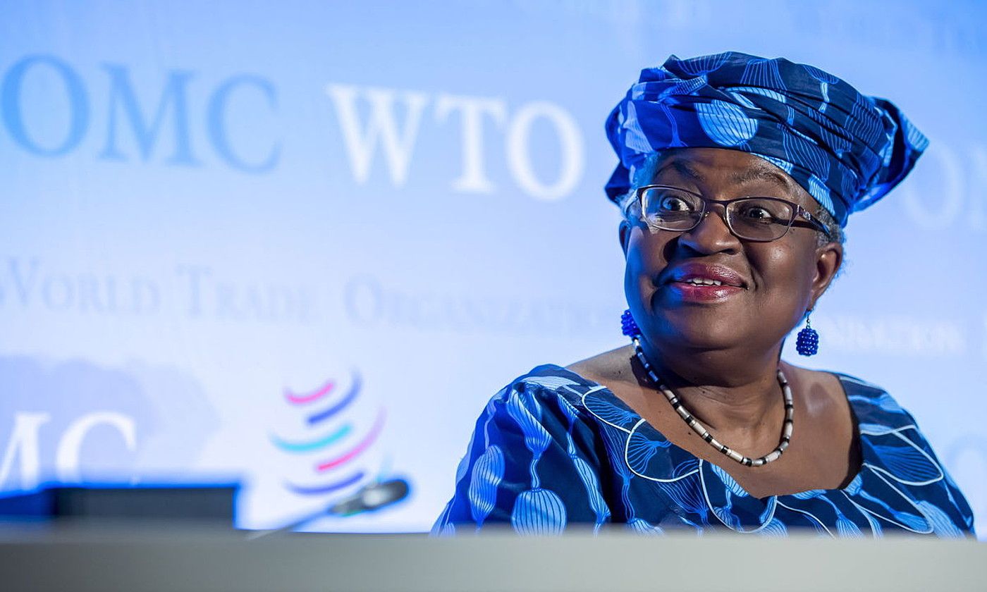 Ngozi Okonjo-Iweala nigeriarrak zuzenduko du MME. MARTIAL TREZZINI / EFE.