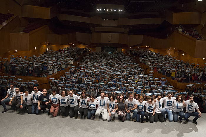 Gure Eskuren batzarra, martxoaren 31n, Bilbon, Euskalduna jauregian. ARITZ LOIOLA, FOKU