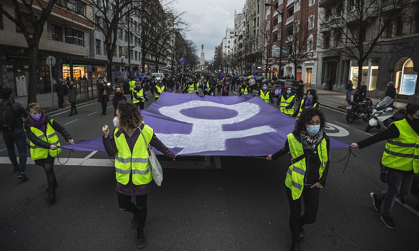Martxoaren 8ko manifestazioa, Bilbon. ARITZ LOIOLA / FOKU.
