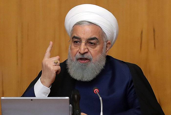 Hasan Rohani Irango presidentea. EFE