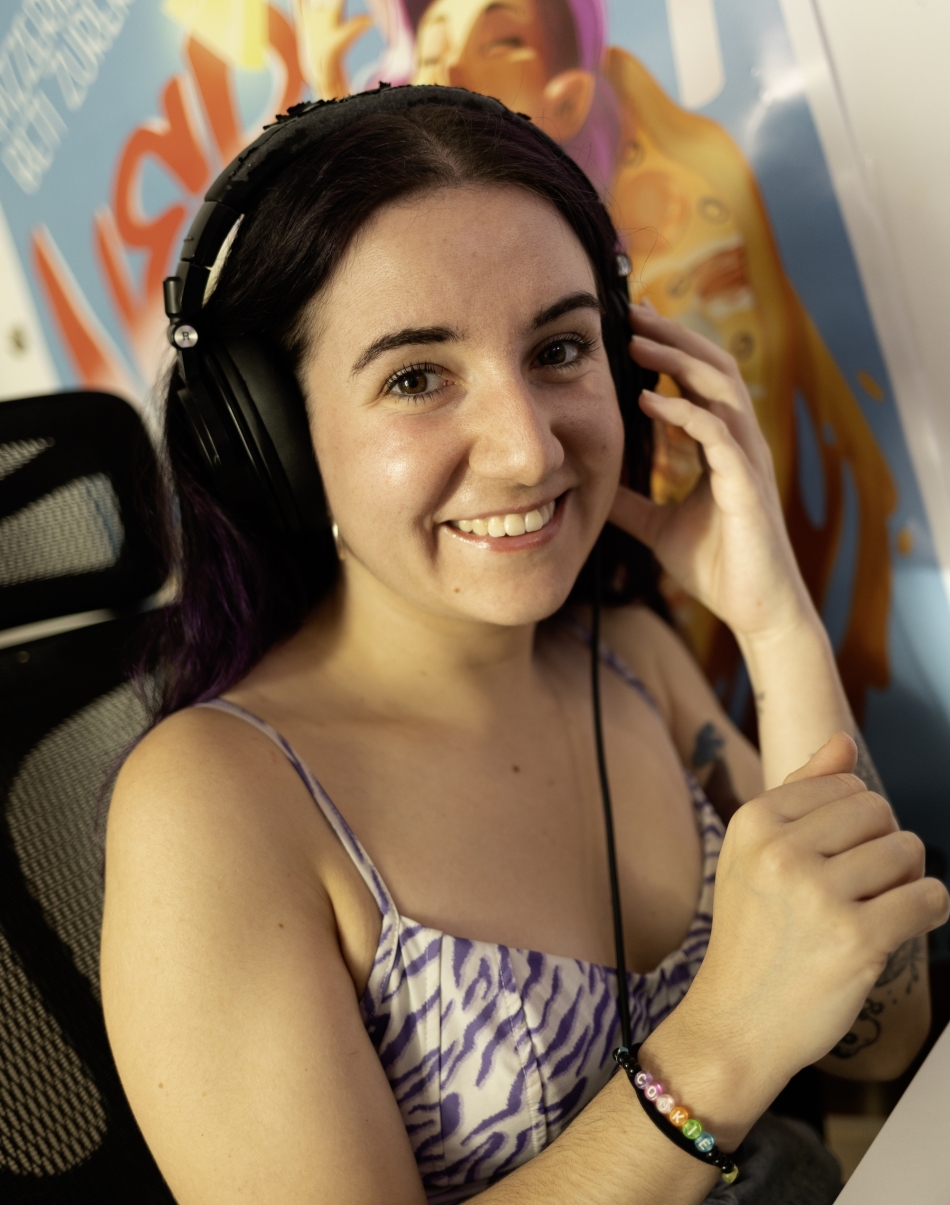 Ainhoa Azkue Gosex bideopodcastaren aurkezlea Ainhoa Azkue Gosex bideopodcastaren aurkezlea