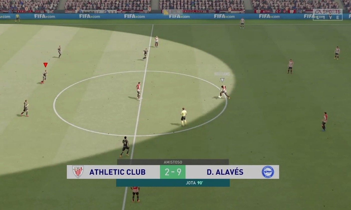 Alaves 9-2 Athletic. GAME ERAUNTSIA.