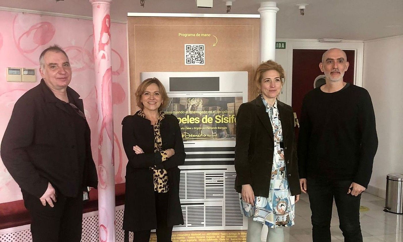 Madrilen egin zuten aurkezpena, atzo. BERRIA. Madrilen egin zuten aurkezpena, atzo. BERRIA.