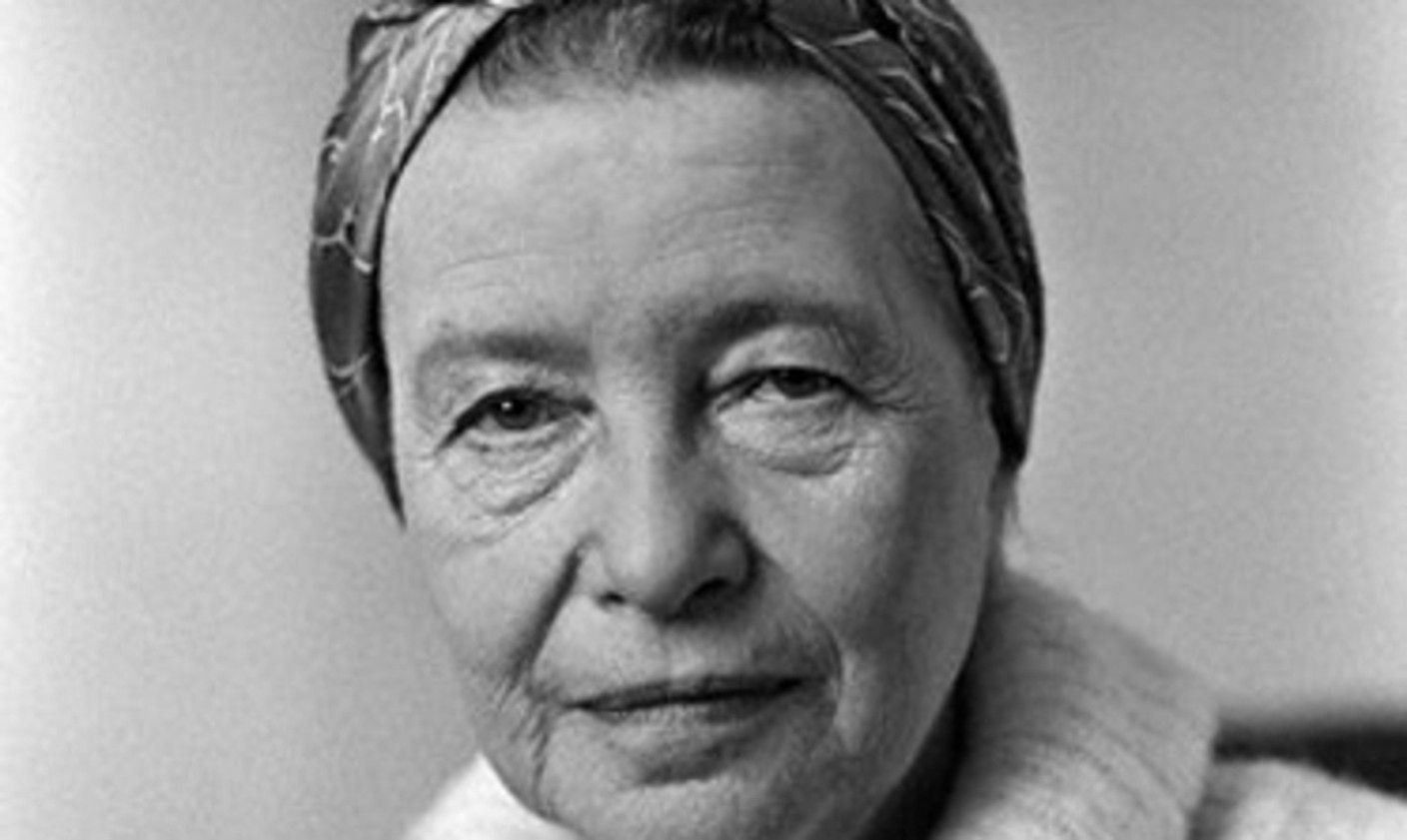 Simone de Beauvoir pentsalari eta idazle feminista, artxiboko irudi batean. ANNEMIEK VELDMAN.
