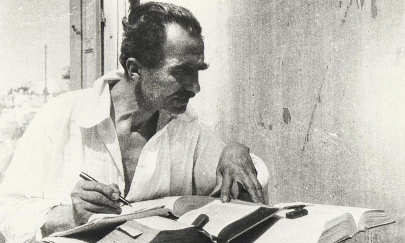 Nikos Kazantzakis idazlea. BERRIA.