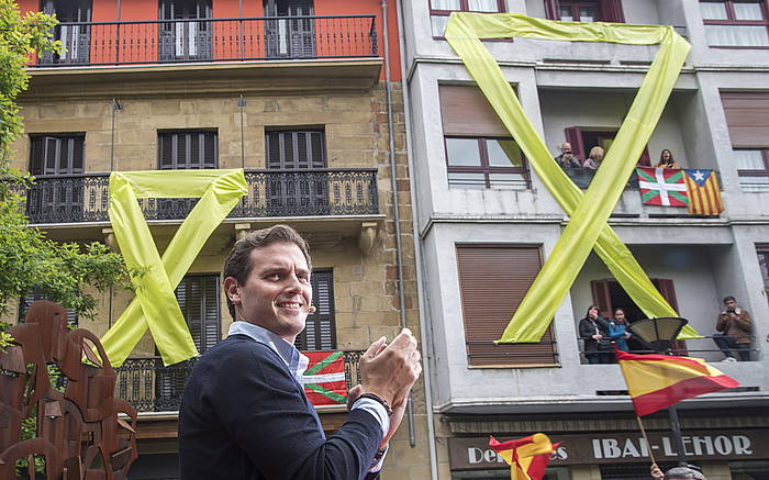 Albert Rivera Errenterian, apirilaren 14an. ANDONI CANELLADA, FOKU