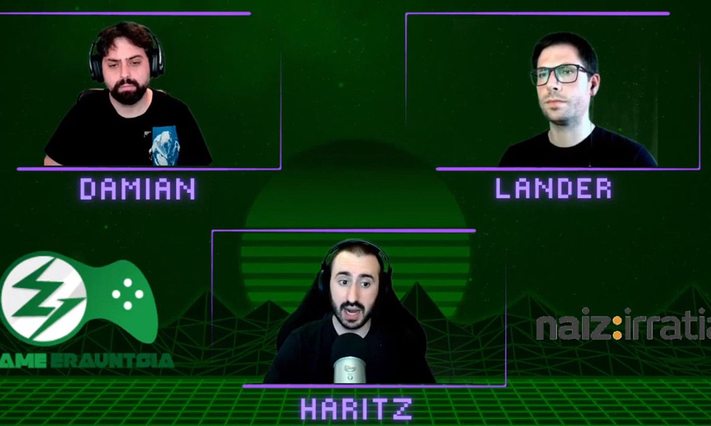 Irratsaioa Naiz irratira heldu aurretik, Twitch plataforma bidez egiten dute. GAME ERAUNTSIA.