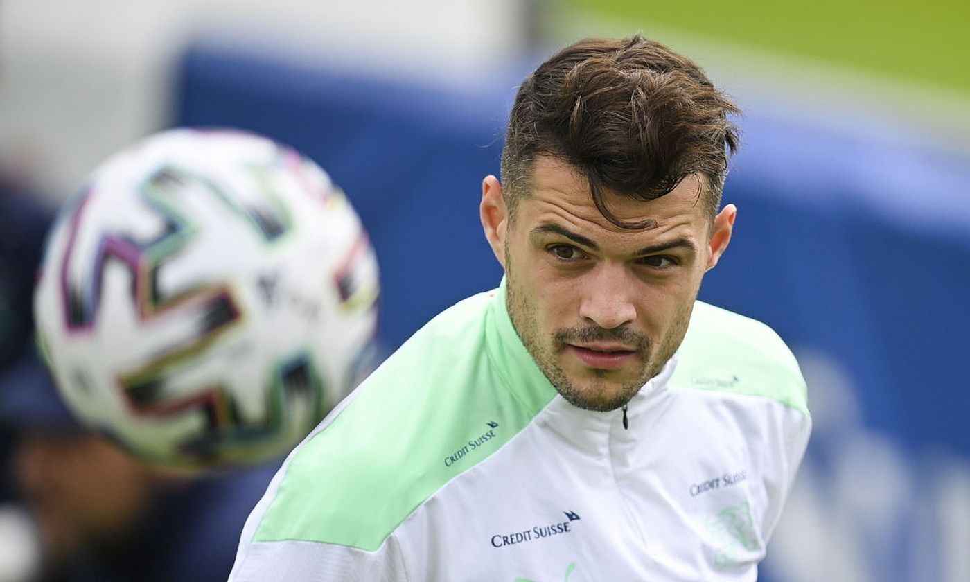 Granit Xhaka. GIAN EHRENZELLER / EFE. Granit Xhaka. GIAN EHRENZELLER / EFE.