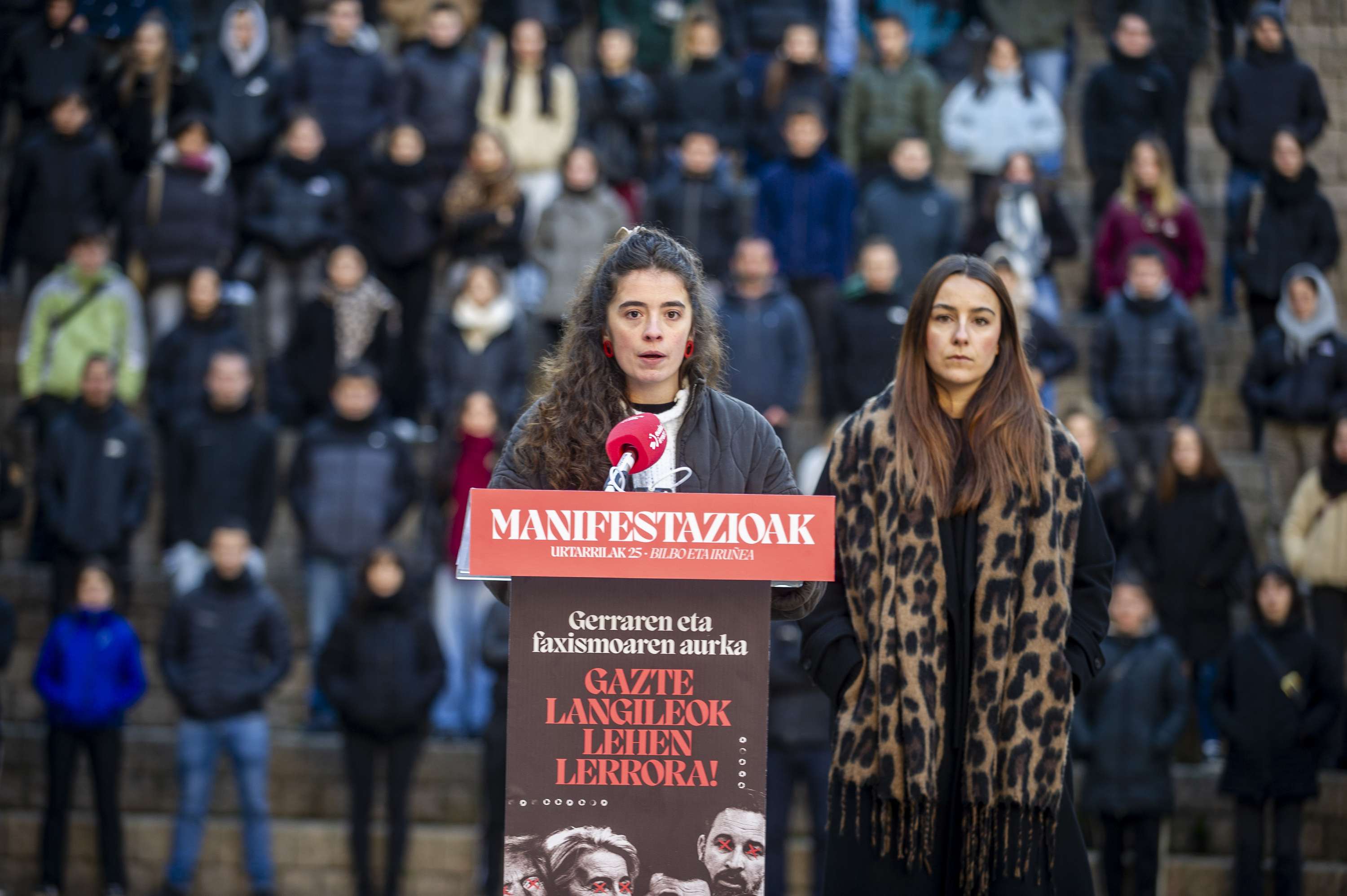 GKSk manifestaziora deitu du «faxismoari aurre egiteko». JAIZKI FONTANEDA / FOKU