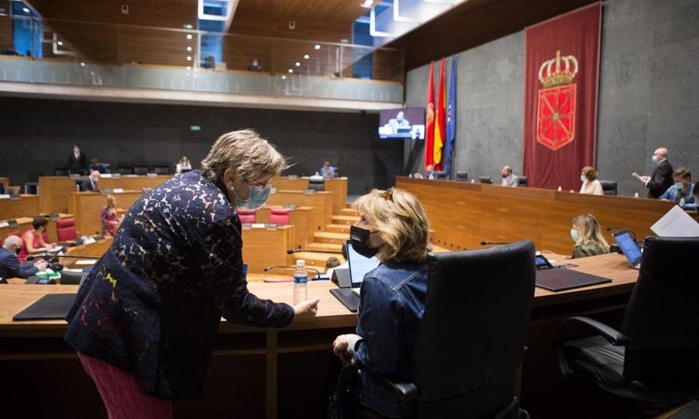 Marisa de Simonek (Ezkerra) eta Arantxa Izurdiagak (EH Bildu) gomendio batzuk kritikatu dituzte. PARLAMENTUA. Marisa de Simonek (Ezkerra) eta Arantxa Izurdiagak (EH Bildu) gomendio batzuk kritikatu dituzte. PARLAMENTUA.