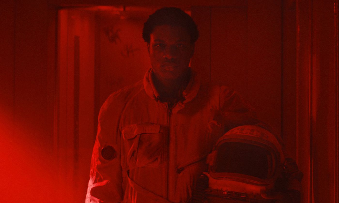 Yuri, astronauta izan nahi duen mutila eta filmaren protagonista. GAGARINE. Yuri, astronauta izan nahi duen mutila eta filmaren protagonista. GAGARINE.