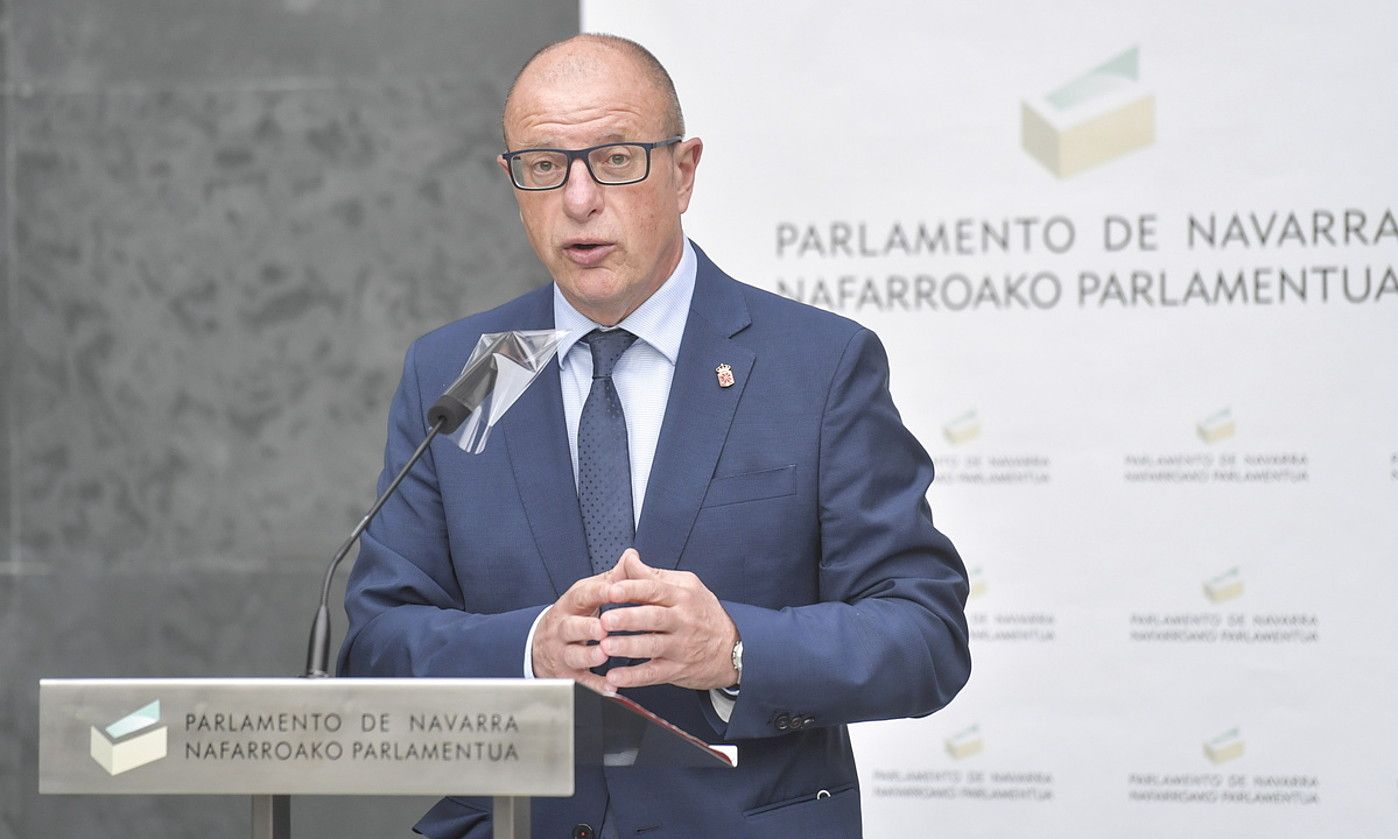 Carlos Gimeno kontseilaria. I.Z./ FOKU. Carlos Gimeno kontseilaria. I.Z./ FOKU.