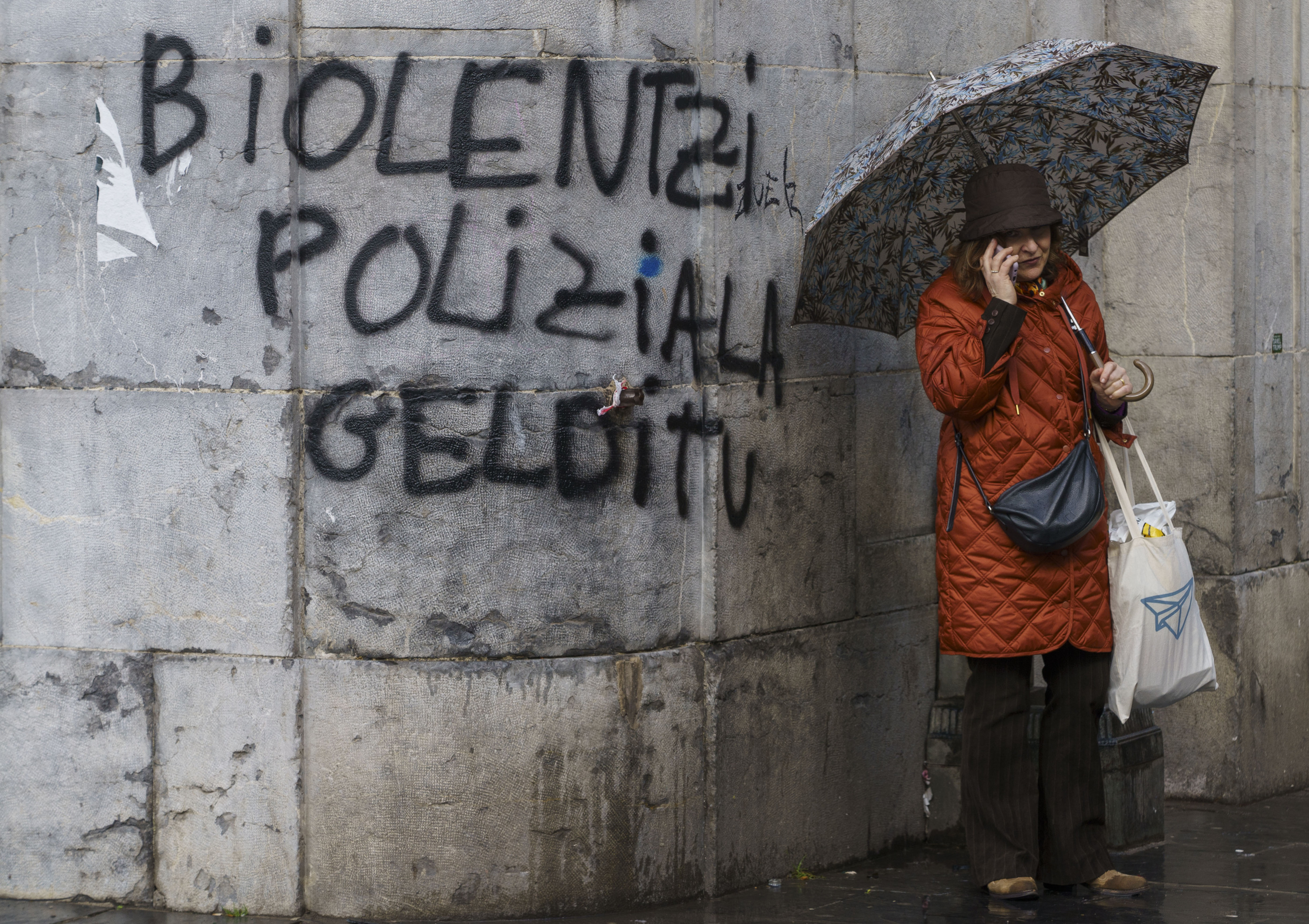 Polizia indarkeria, Tolosako inauterietan. JON URBE / FOKU Polizia indarkeria, Tolosako inauterietan. JON URBE / FOKU