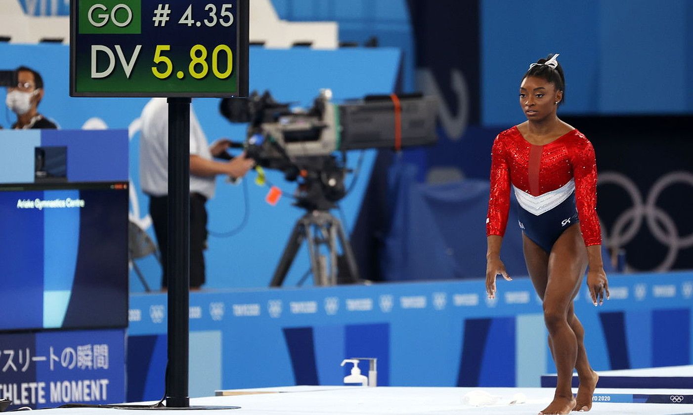 Simone Biles. HOW HWEE YOUNG / EFE.