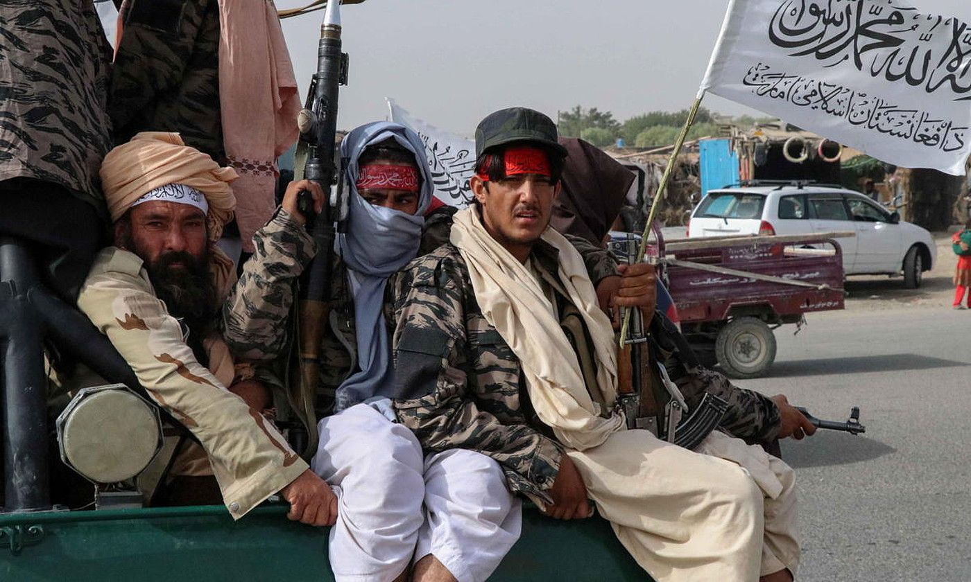 Taliban talde bat, Kandaharren. EFE.