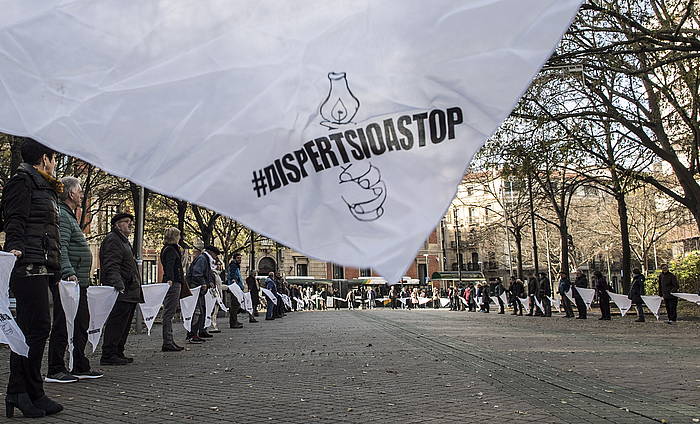 Sakabanaketaren eta urruntzearen aurkako protesta bat, Iruñean. JAGOBA MANTEROLA, FOKU