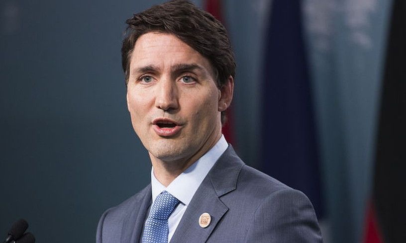 Justin Trudeau Kanadako lehen ministroa, artxiboko irudi batean. MICHAEL REYNOLDS / EFE