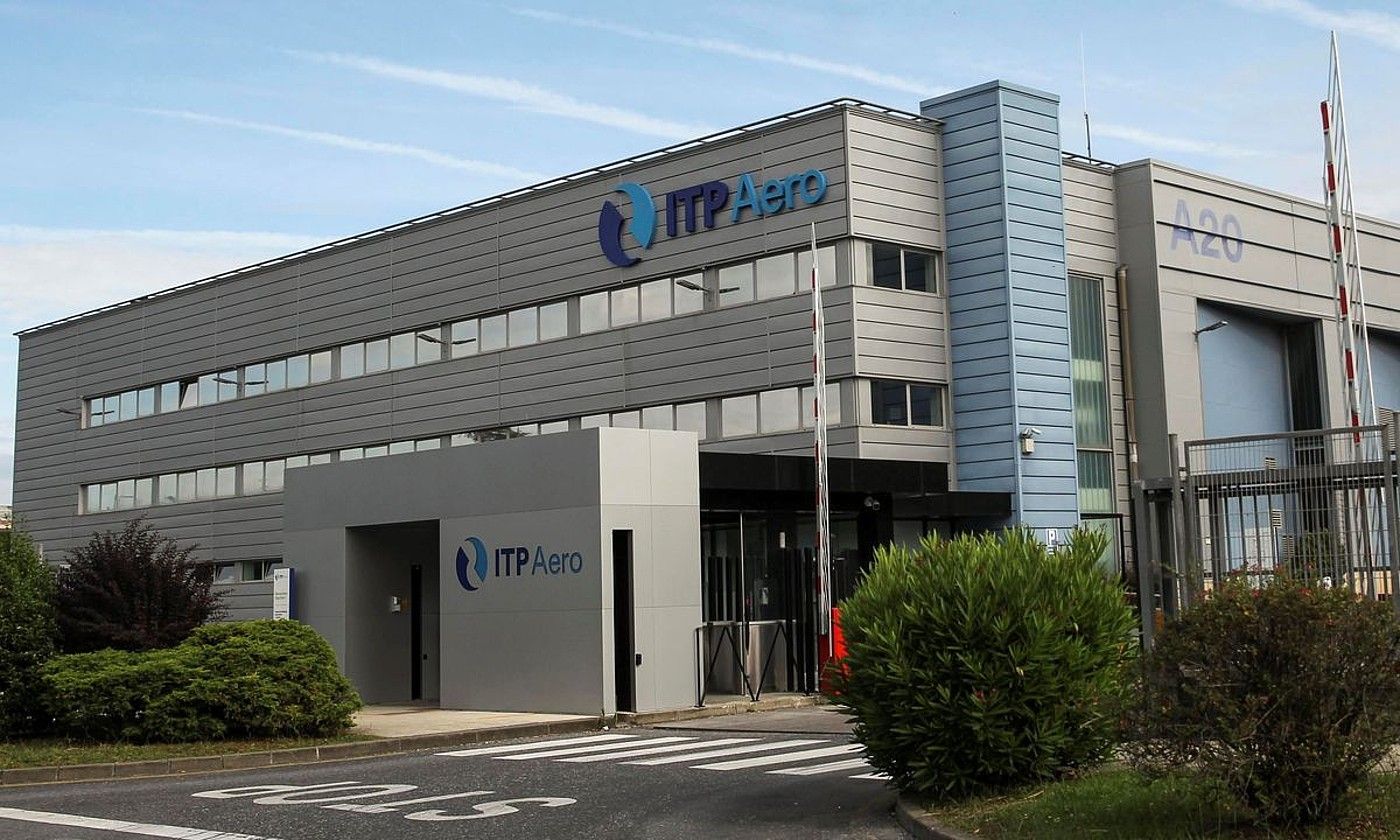 ITP Aero aeronautika enpresaren egoitza, Zamudioko parke teknologikoan. MIGUEL TOÑA / EFE.