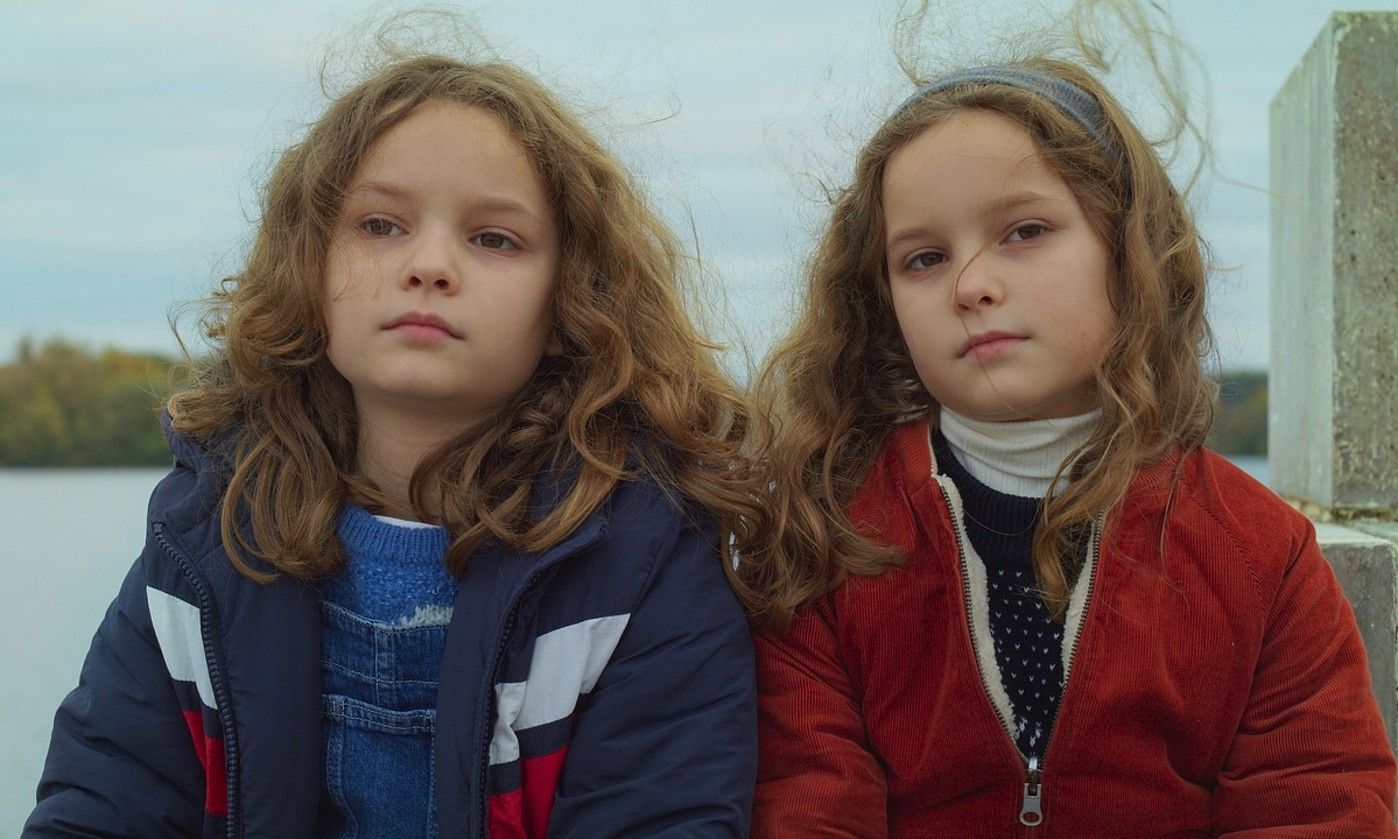 Petite maman filmeko bi haur protagonistak. BERRIA. Petite maman filmeko bi haur protagonistak. BERRIA.