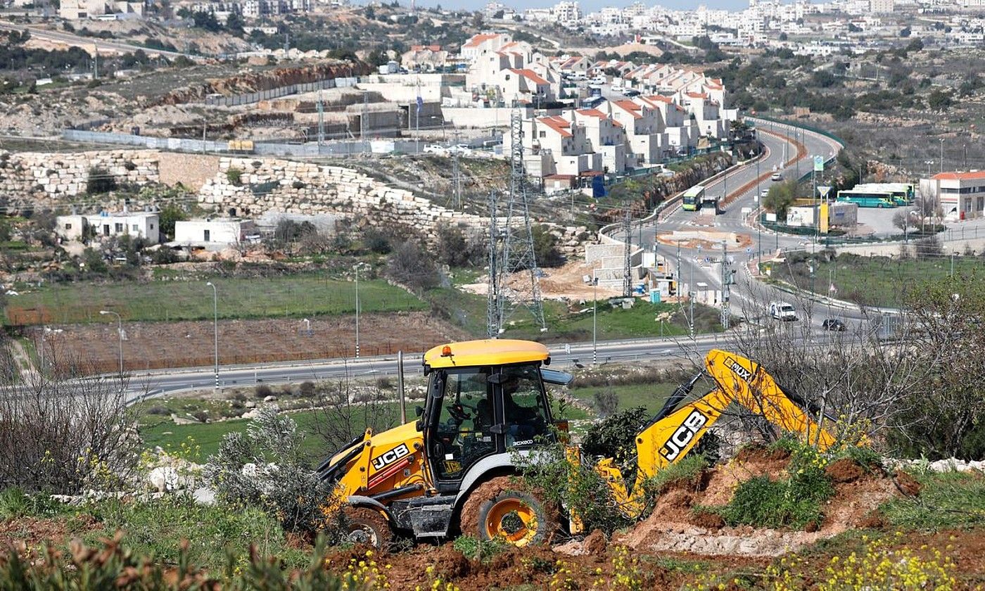 Kiryat Arba kolonia, Hebron hirian (Palestina). ABED AL-HASHLAMOUN / EFE.