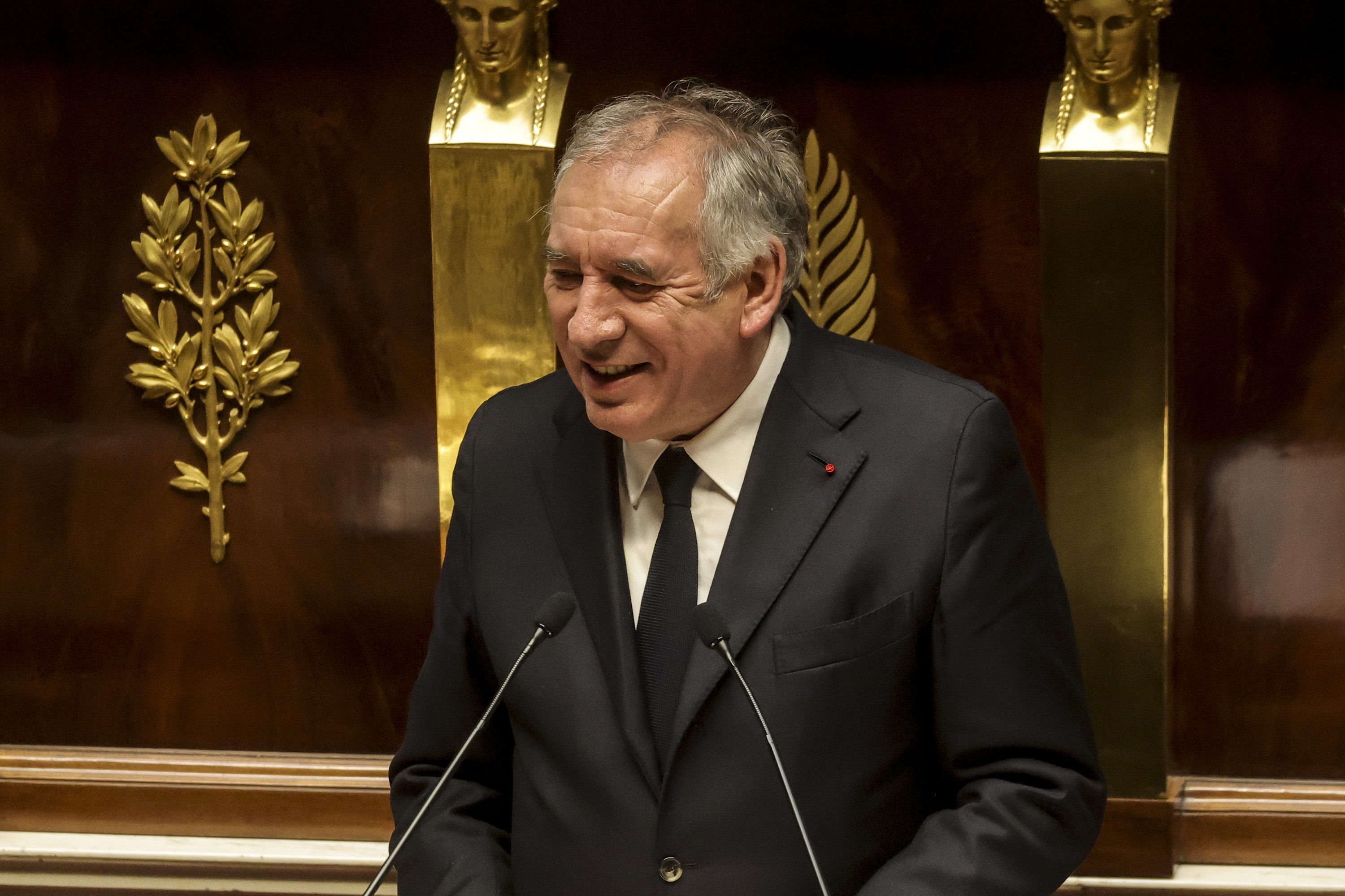 Frantziako lehen ministro Bayrou, herenegun, Asanblean. TERESA SUAREZ / EFE