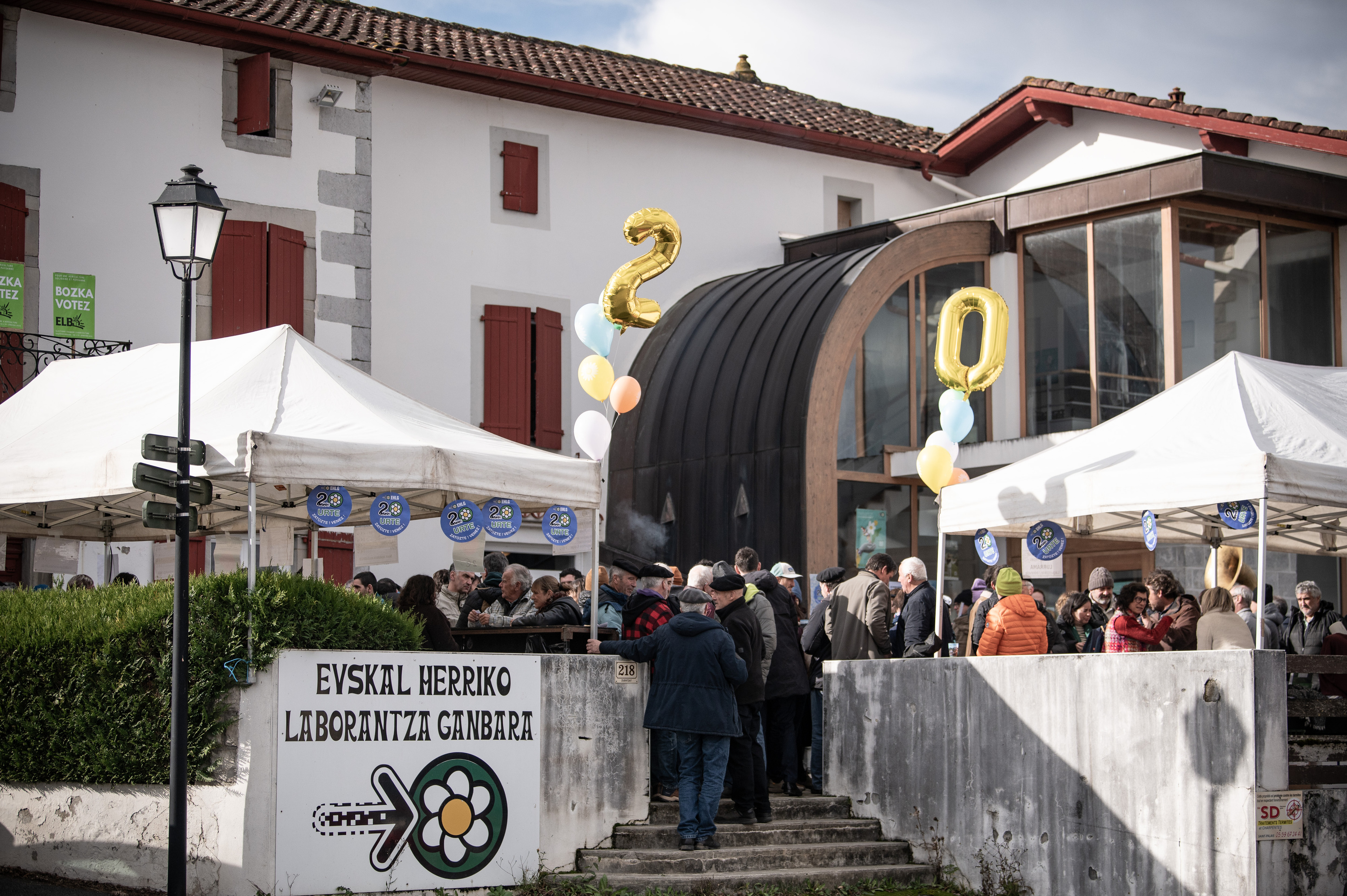 EHLGren urtebetetze besta, urtarrilean, Ainhize-Monjolosen. PATXI BELTZAIZ