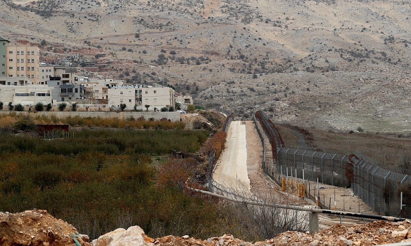 Majdal Shams kolonia, Golango Israelgo aldean. ATEF SAFADI / EFE.