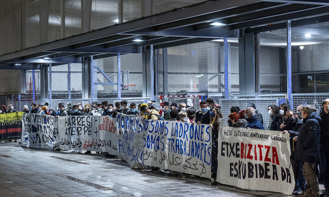 Atzoko elkarretaratzea. MARISOL RAMIREZ/ FOKU.