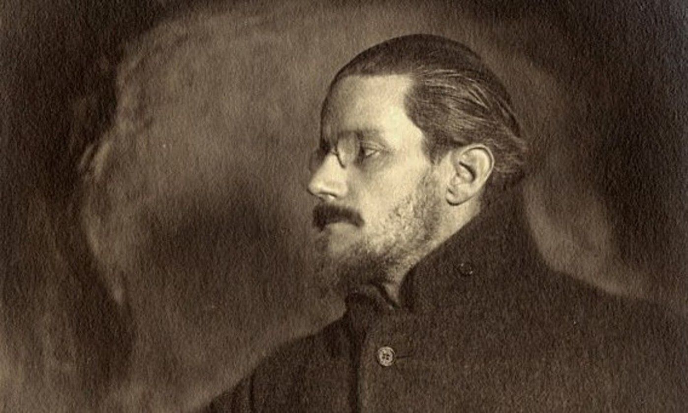 James Joyce idazlea, Zurichen,1918an. CONRAD RUF.