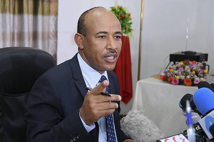 Etiopiako Defentsa ministro Siraj Fegessa. STR/EFE