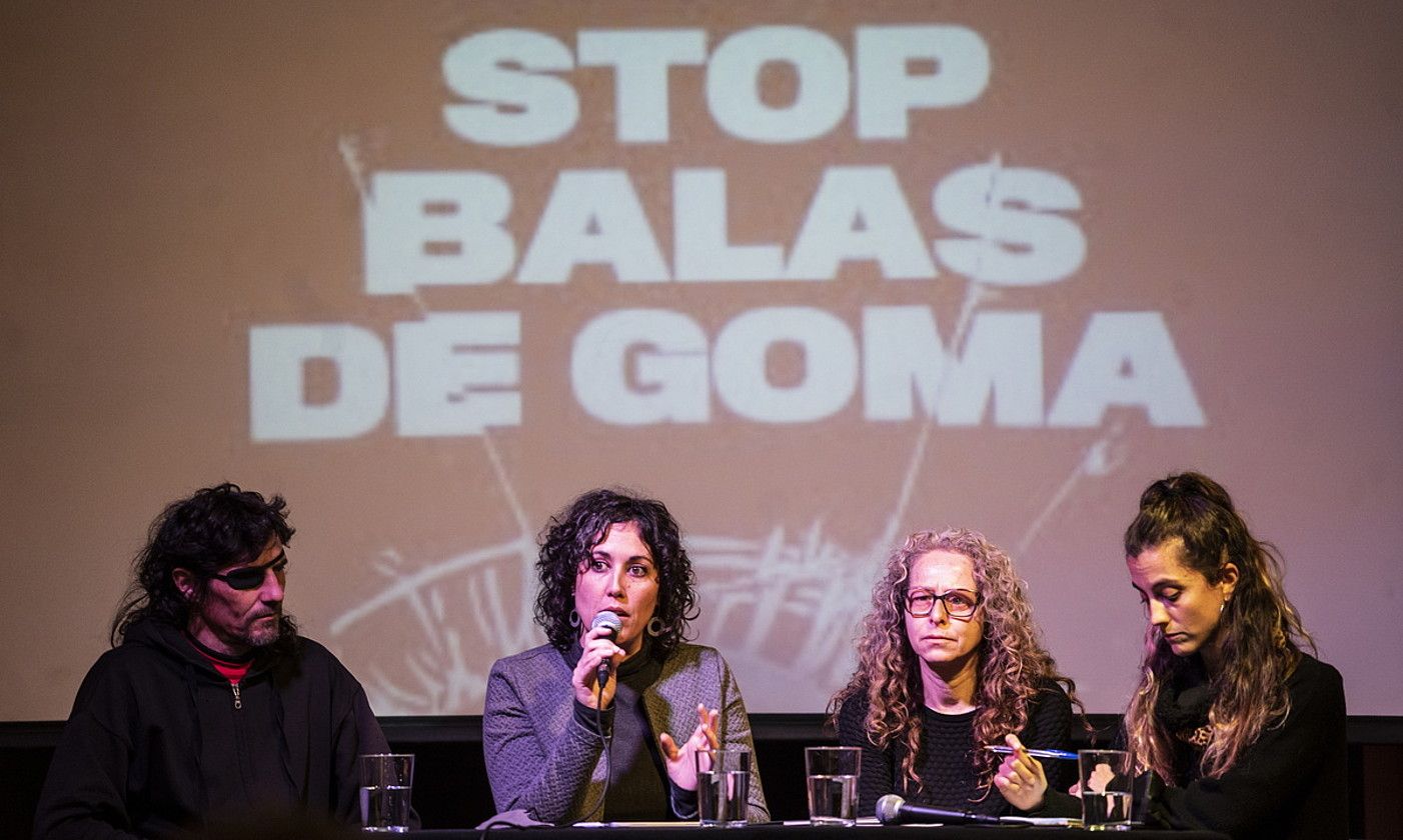 Iridia zentroak eginiko txostena aurkezteko ekitaldia, atzo, Bilbon. MARISOL RAMIREZ / FOKU.