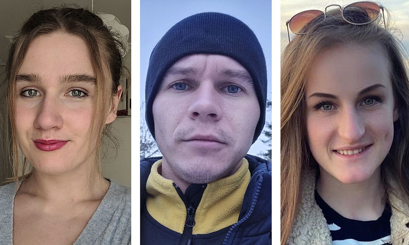 Ezker-eskuin, Luda Davidenko, Sastxka Sidorenko eta Luba Onixenko, Euskal Herrian bizi diren ukrainarrak. BERRIA. Ezker-eskuin, Luda Davidenko, Sastxka Sidorenko eta Luba Onixenko, Euskal Herrian bizi diren ukrainarrak. BERRIA.