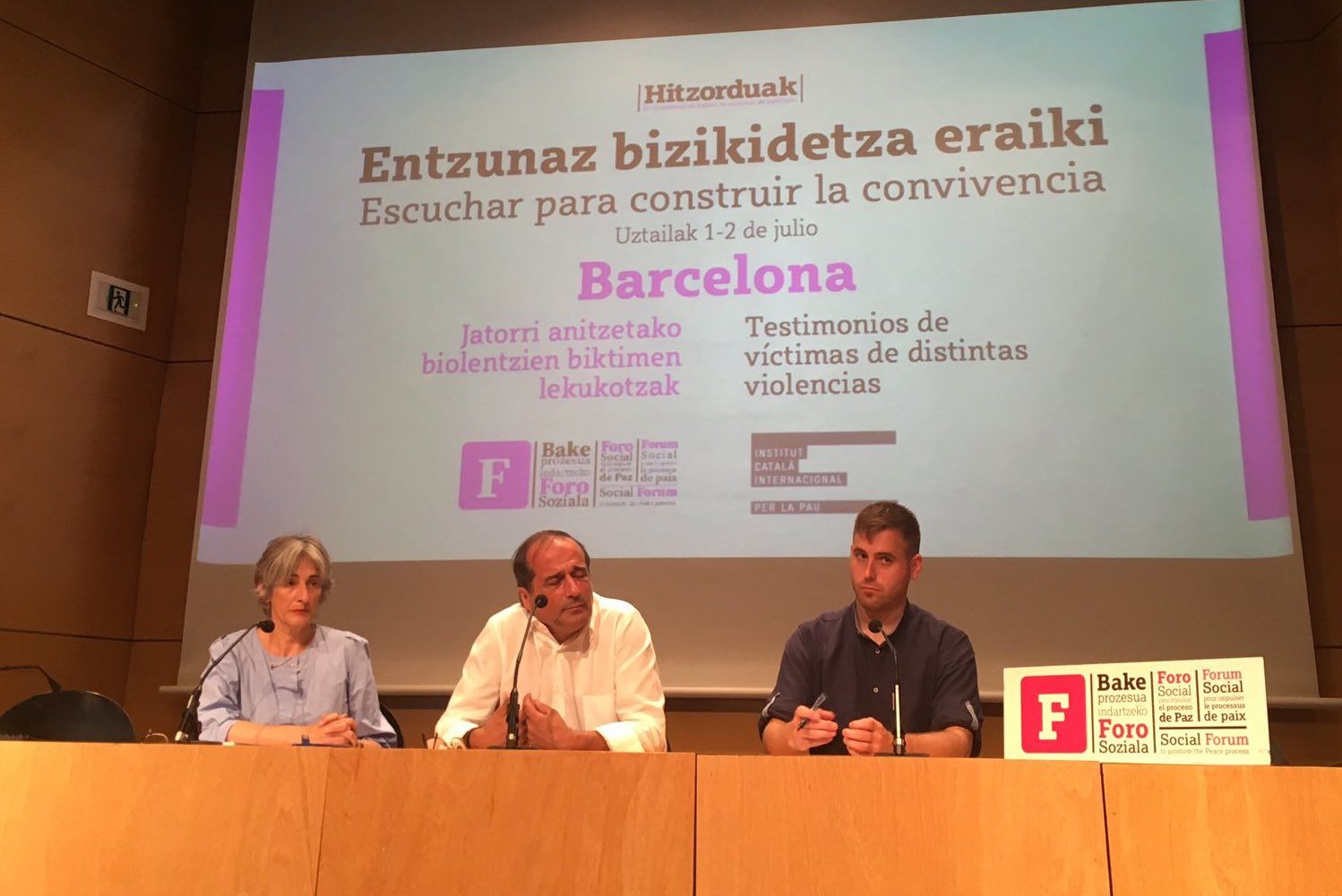 Nekane Altzelai, Agus Hernan eta Taso Arrizabalaga. BERRIA