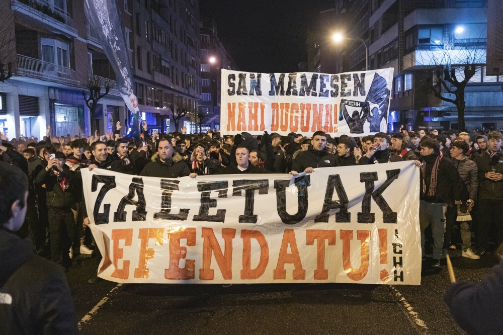 (ID_14634232) (Aritz Loiola/@FOKU) 2025-01-30, Bilbo. Iñigo Cabacas Herri Harmailaren kalejira , Kirrulitik San Mamesera (ID_14634232) (Aritz Loiola/@FOKU) 2025-01-30, Bilbo. Iñigo Cabacas Herri Harmailaren kalejira , Kirrulitik San Mamesera