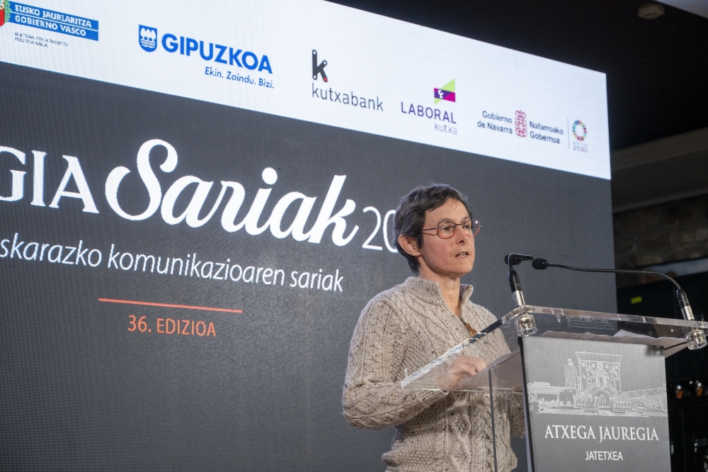 Onintza Irureta Argia aldizkariko kazetaria Onintza Irureta Argia aldizkariko kazetaria